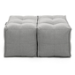 Grey Footstool bean bag in Australia