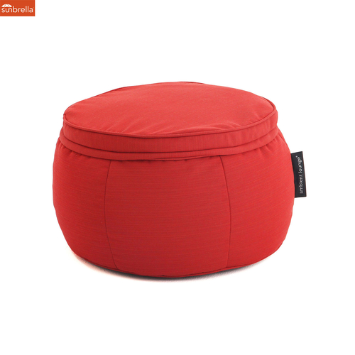 red wing ottoman sunbrella fabric bean bag