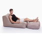 cream studio lounger bean bag