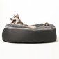 black cushion dog beds made of bean bags by Ambient Lounge