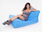 blue studio lounger bean bag