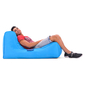 blue studio lounger bean bag