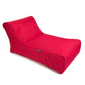 red studio lounger bean bag