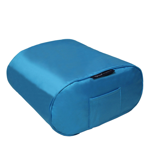 blue ottoman bean bag