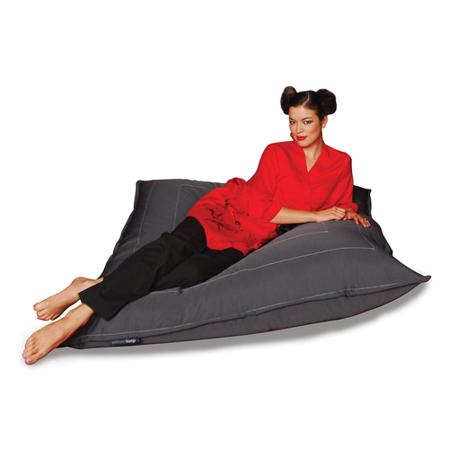 black zen lounger bean bag