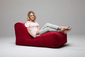 Red Lounger Bean Bag - Ambient Lounge