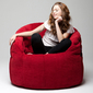 red butterfly bean bag