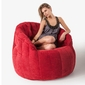 red butterfly bean bag