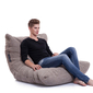 Beige Acoustic Bean Bags - Ambient Lounge