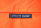 orange studio lounger fabric swatch