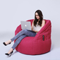 pink bean bag chair