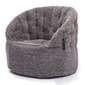 grey bean bag chair