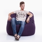 violet bean bag chair