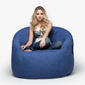 blue bean bag chair