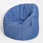 blue bean bag chair