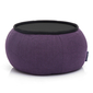 Purple Versa Table made of bean bags