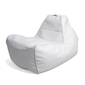 White Leather Bean Bag - Ambient Lounge