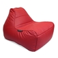 Red Leather Bean Bag - Ambient Lounge