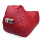 Red Leather Bean Bag - Ambient Lounge