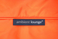 orange conversion lounger fabric swatch