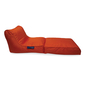 orange conversion lounger bean bag