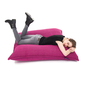 pink flat pillow made of bean bags by Ambient Lounge