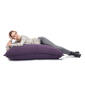 violet flat pillow made of bean bags by Ambient Lounge