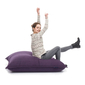 violet flat pillow made of bean bags by Ambient Lounge