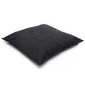 black flat pillow made of bean bags by Ambient Lounge