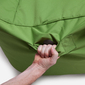 green satellite twin bean bag