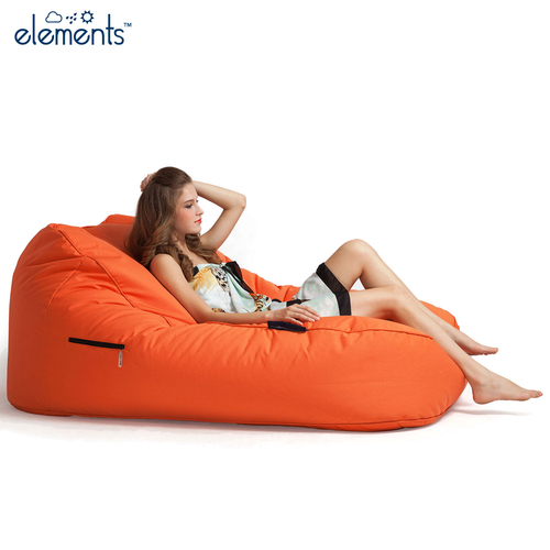 orange satellite twin bean bag