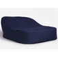 navy blue satellite twin bean bag