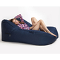 navy blue satellite twin bean bag