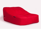 red satellite twin bean bag