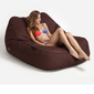 brown satellite twin bean bag