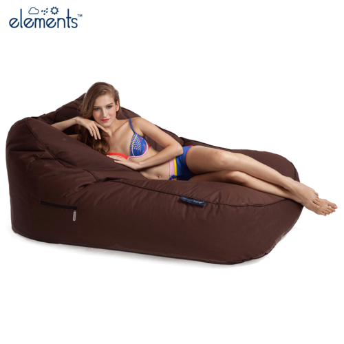 brown satellite twin bean bag