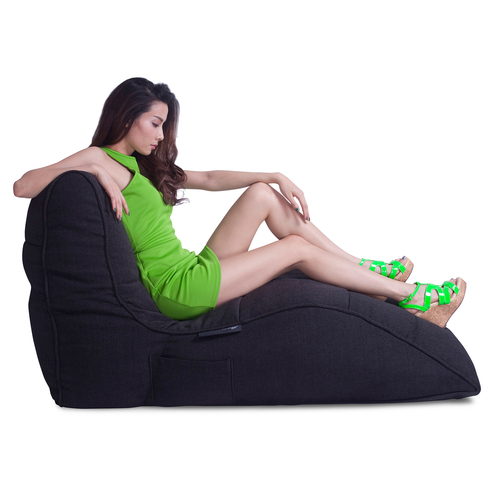 black avatar bean bag