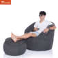 black wing ottoman sunbrella fabric bean bag