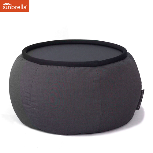 black versa table sunbrella fabric bean bag