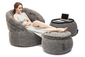 grey designer sofa set bean bag by Ambient Lounge