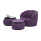 violet designer sofa set bean bag by Ambient Lounge