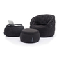 black designer sofa set bean bag by Ambient Lounge