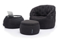 black designer sofa set bean bag by Ambient Lounge