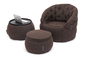 brown designer sofa set bean bag by Ambient Lounge