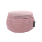 pink bean bag ottoman table