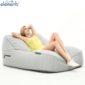 white large bean bag chair