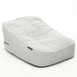 white large bean bag chair