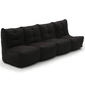 black fabric modular sofa bean bags by ambient lounge