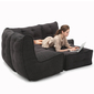 black modular sofa bean bags Australia