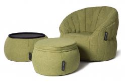 green designer sofa set bean bag by Ambient Lounge